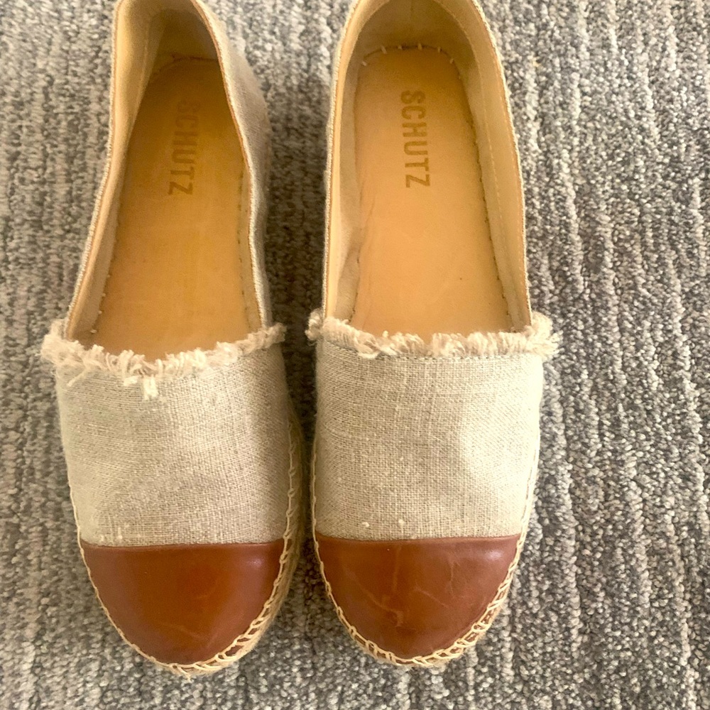 Schultz size 5 never worn espadrilles